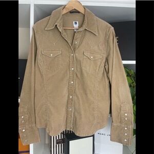 Vintage Gap western corduroy shirt
